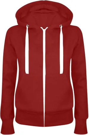 Zip Up Hoodies for Women Casual Long Sleeve Drawstring Hooded Oversized Sweatshirts Fall Outfits 2024 with Pockets